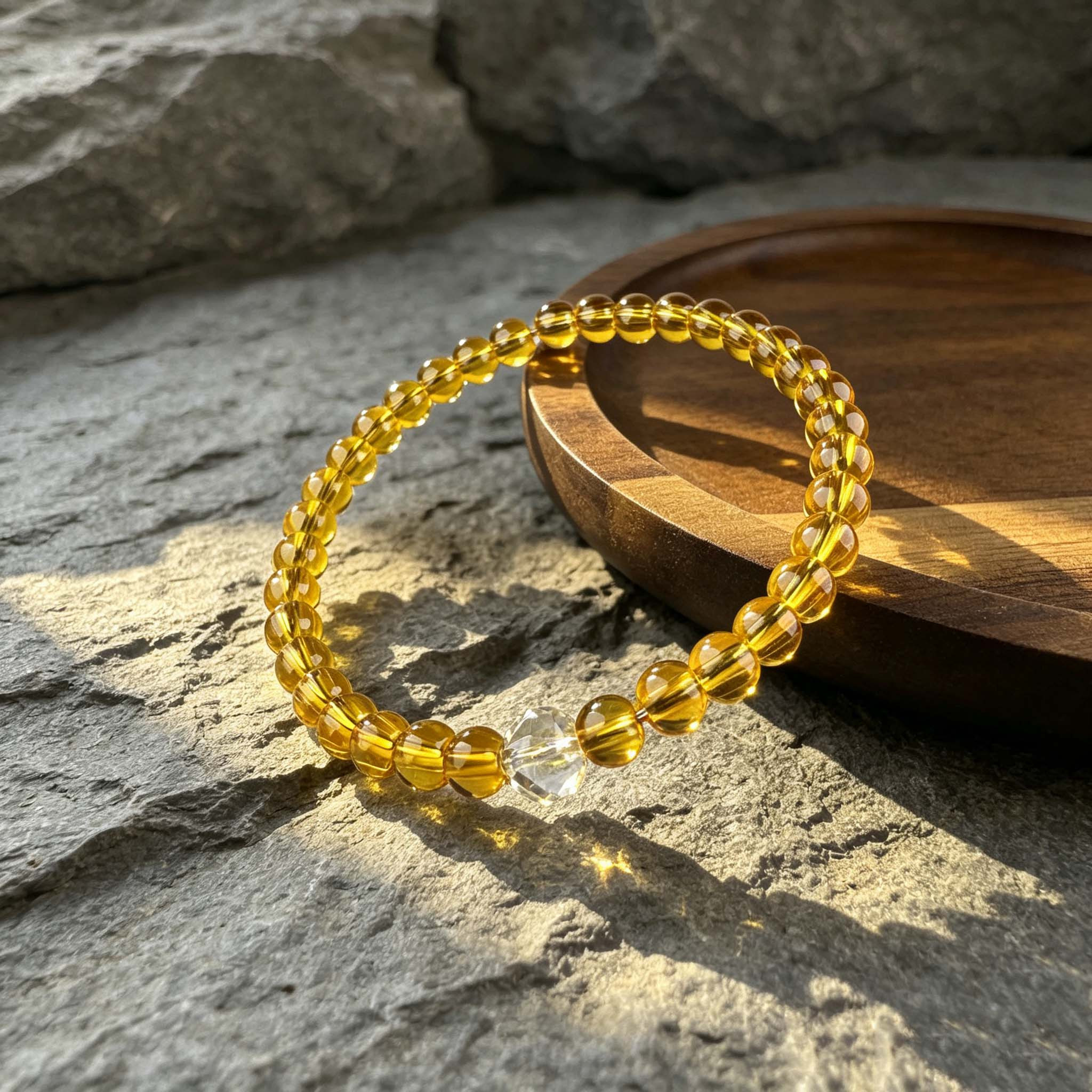 Bohemian Beaded Bracelet, Wealth-Attracting Unisex Gift